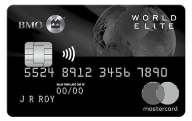 BMO® Rewards World Elite™ MasterCard®*