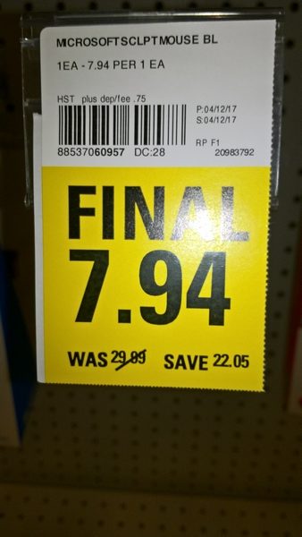 [Loblaws/RCSS] Microsoft sculpt mouse $7.94 X-treme YMMV - RedFlagDeals ...