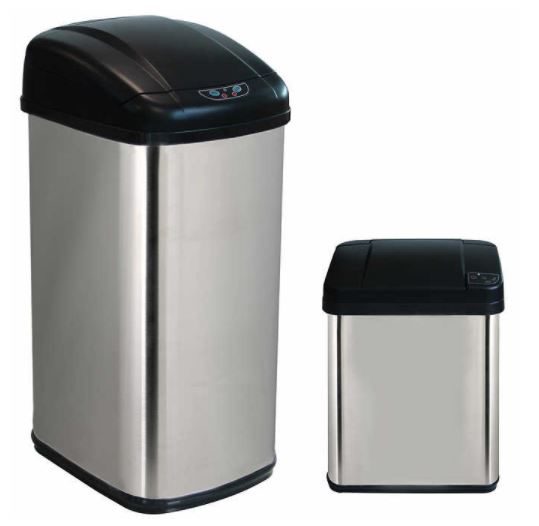 Awesome costco trash can touchless Costco Ca Honey Can Do Stainless Steel 50l 12l Trash Cans With Sensors 99 97 Redflagdeals Com Forums