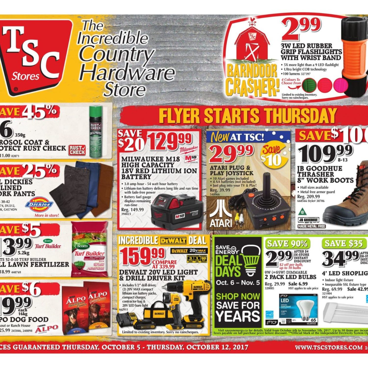 TSC Stores Weekly Flyer - Weekly - Oct 5 – 12 - RedFlagDeals.com