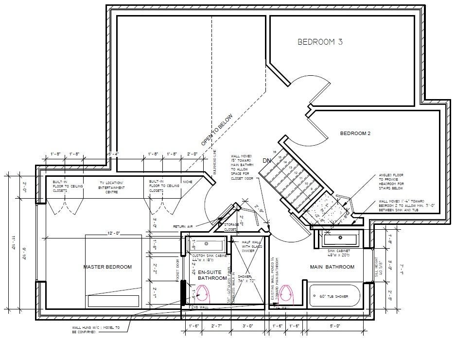 Curbless Shower with Linear Drain ON Code Requirements