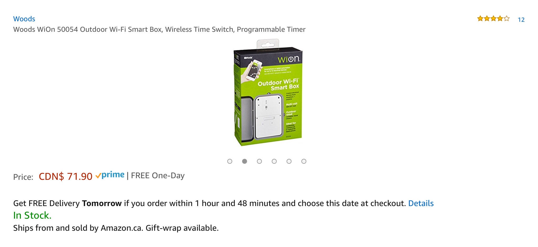 WiOn 50054 Outdoor Wi-Fi Smart Box Reviews and Deals