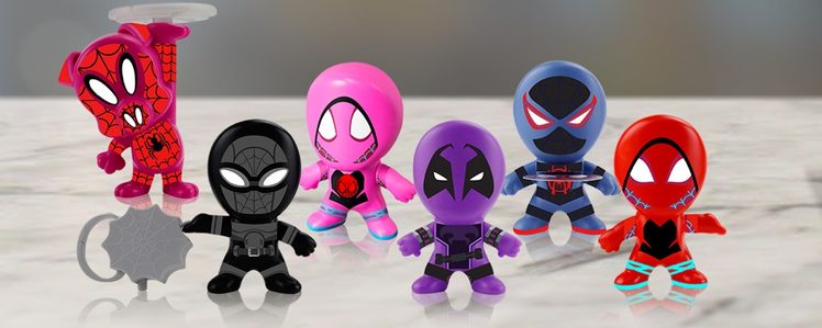 Into The Spider Verse Happy Meal Toys