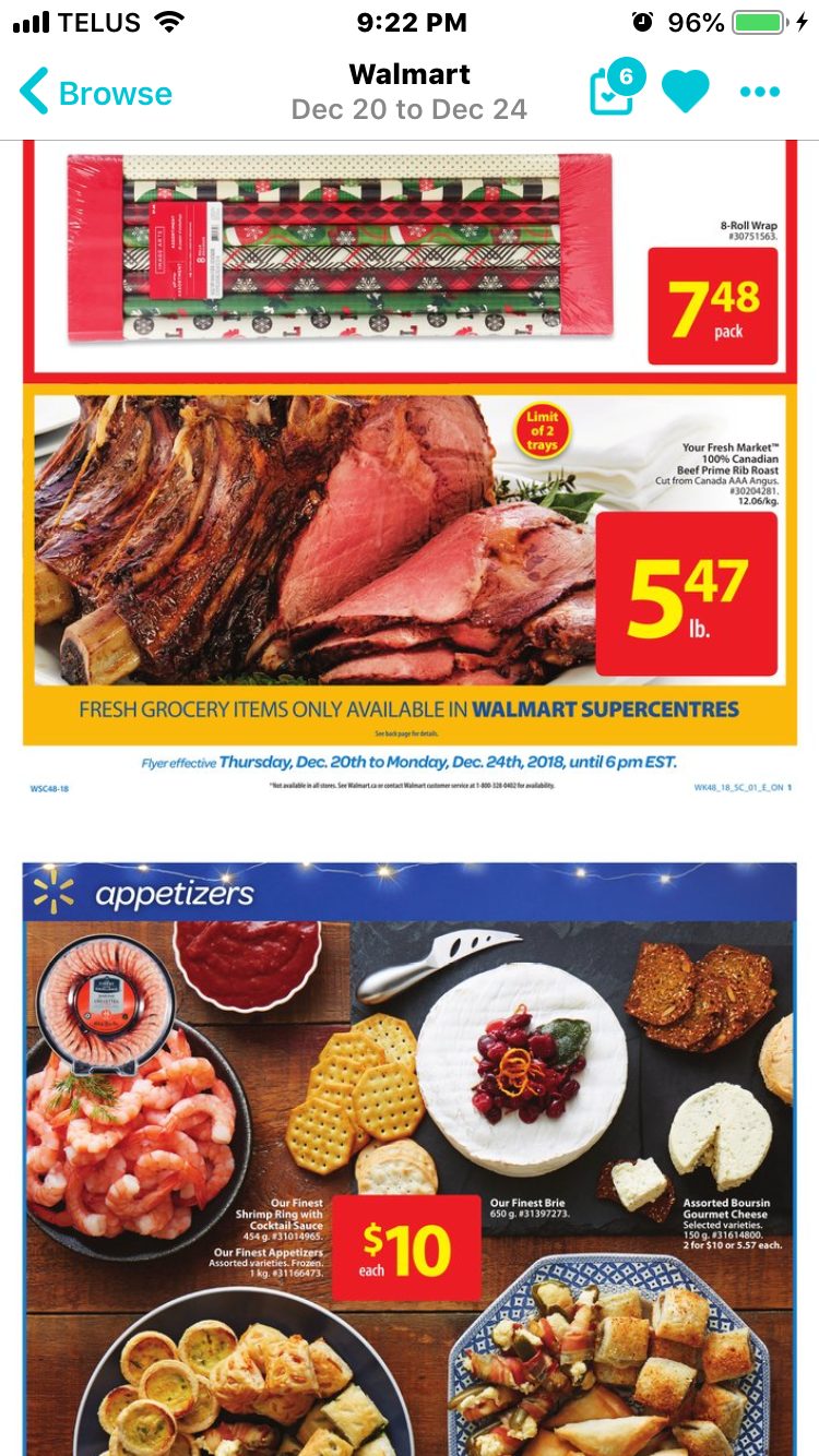 [Walmart] AAA Beef Prime Rib Roast $5.97 BC / $5.47 Ontario (YMMV ...