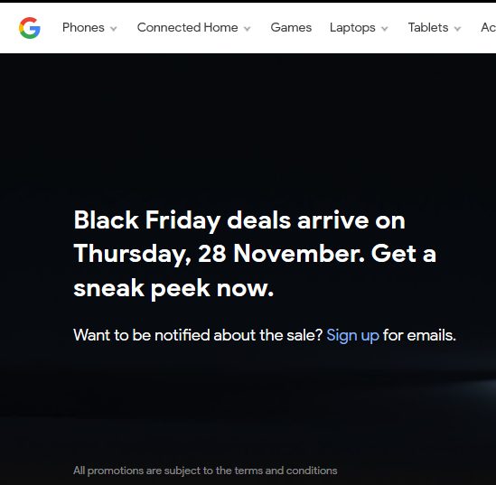 Google Store Black Friday Sale (starts Nov 24) - RedFlagDeals.com Forums