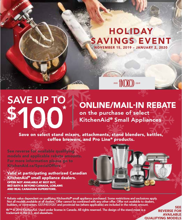 The Bay Kitchenaid Stand Mixer Mail In Rebate