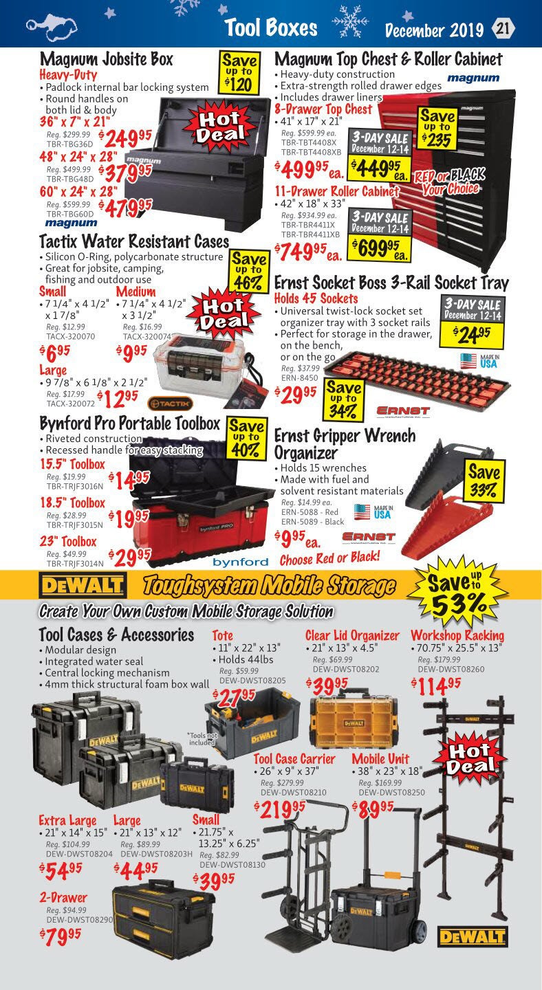 KMS Tools Weekly Flyer - Christmas Sale - Nov 30 – Dec 31 