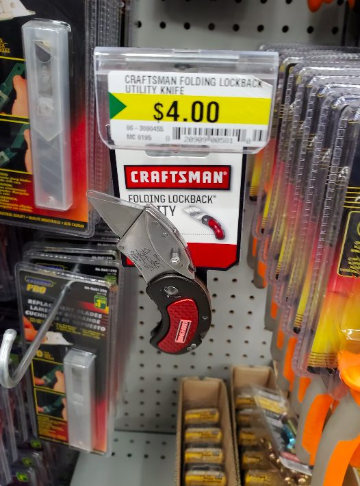 [Dollarama] Craftsman Folding Lockback Utility Knife 4 RedFlagDeals