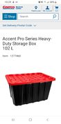 [Costco.ca]YMMV Accent Pro Series Heavy-Duty Storage Box 102 L $9.99