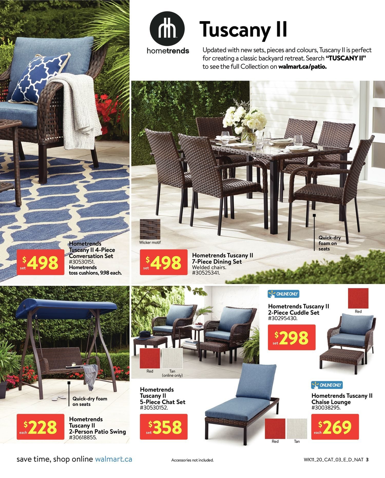 Hometrends nepal 3 piece deals chat set