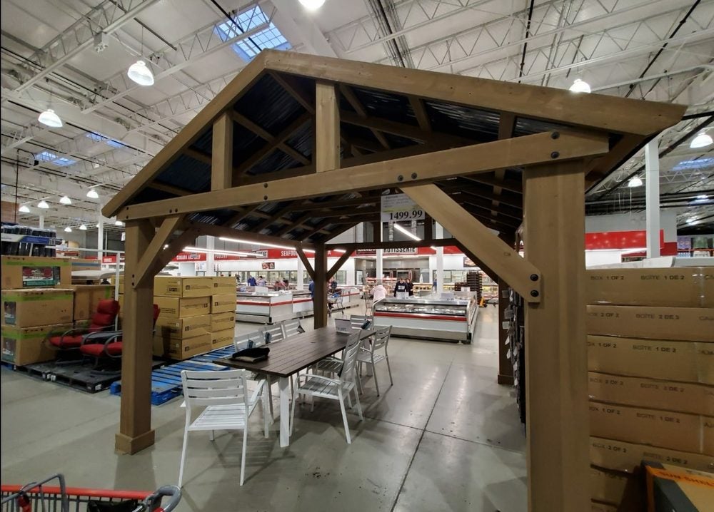 [Costco] Yardistry Cedar Gazebo 12 ft. × 12 ft. with Aluminium Roof 1599.99