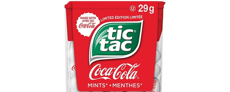 Coca-Cola Tic Tacs Are Now Available in Canada