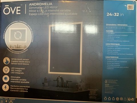 Led Mirror Dimmable 99, Lighted Vanity Mirror Costco
