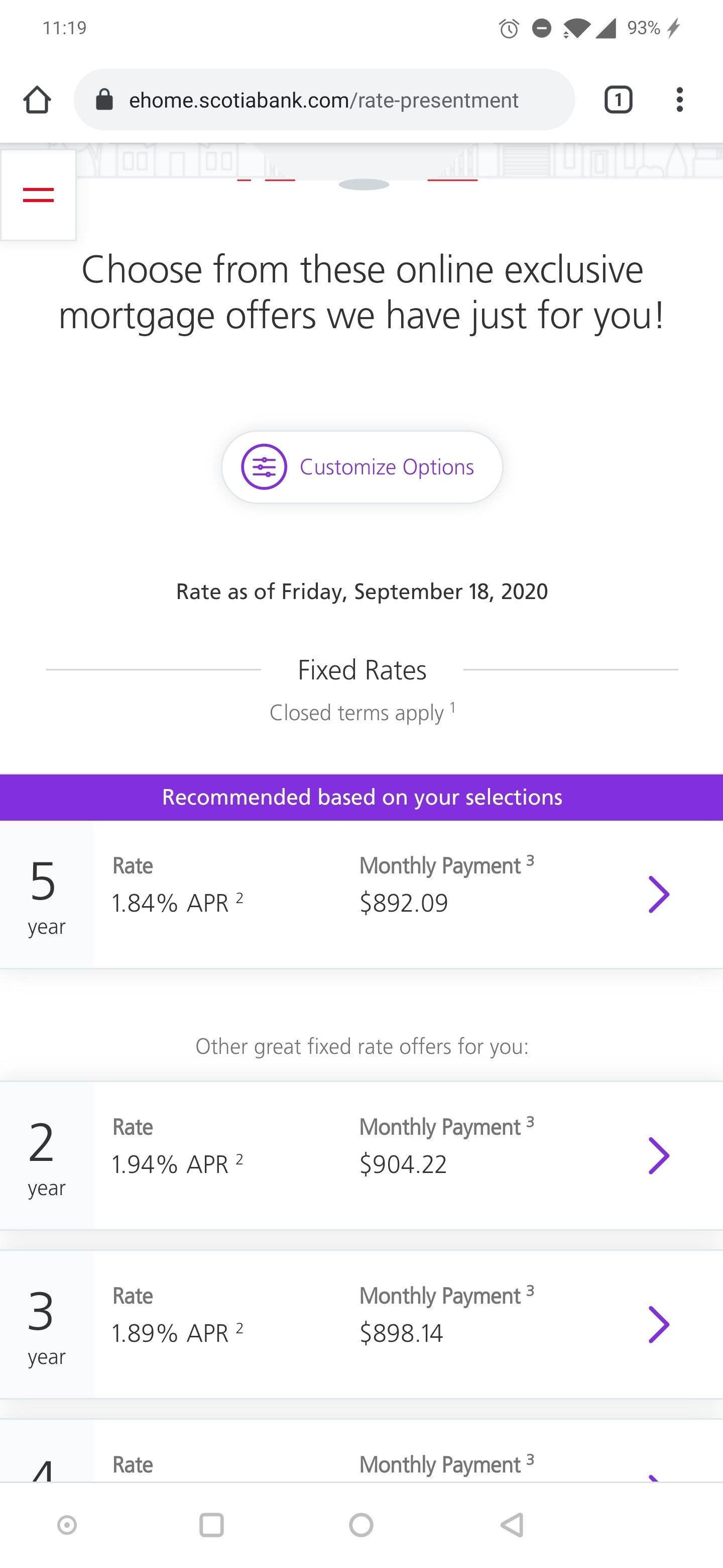 [Scotiabank] Scotiabank eHome new 345 year Mortgage Rates Page 12 Forums