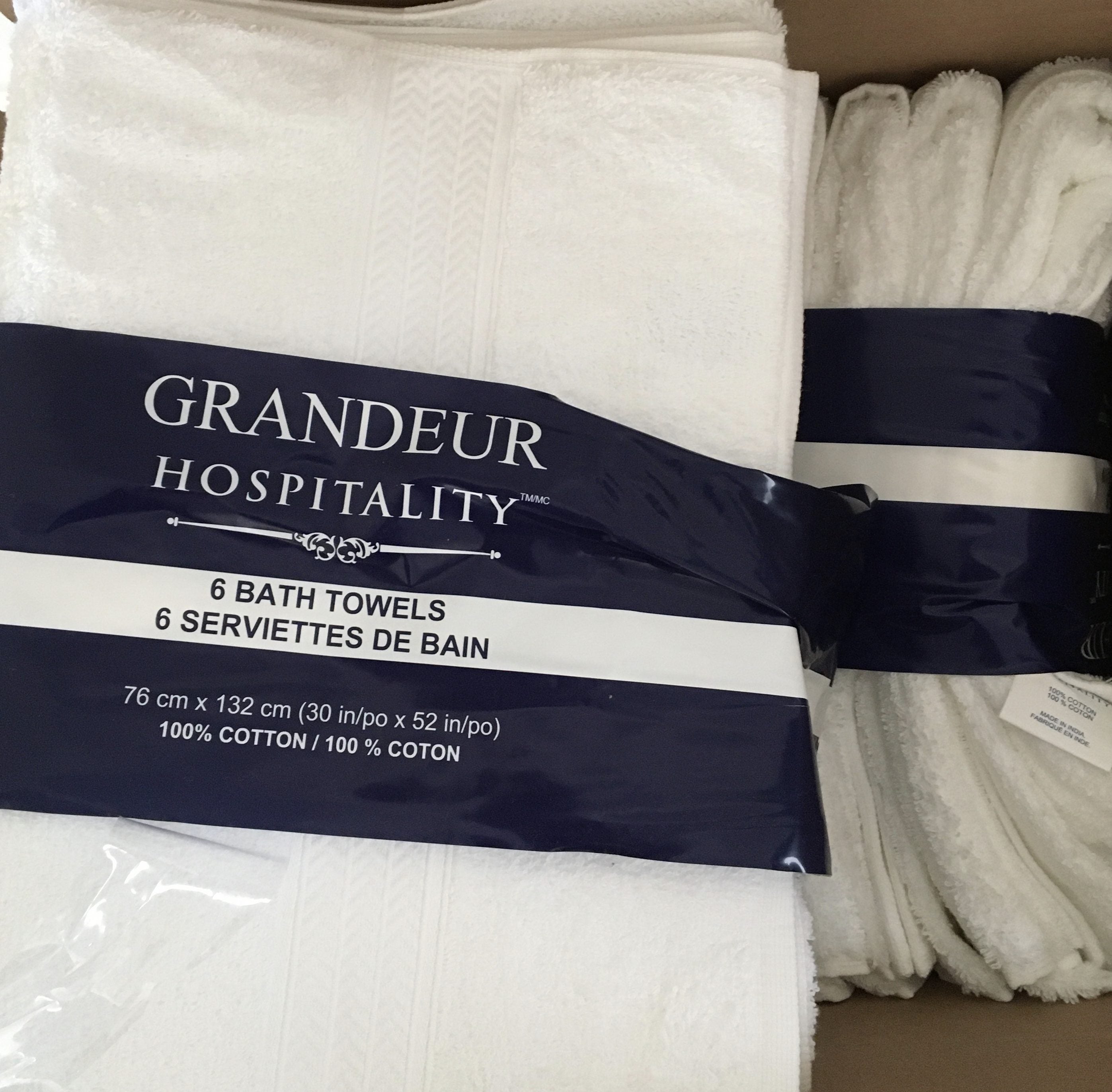 [Costco] 6pack Bath Towels 8.97 70 off “Grandeur Hospitality