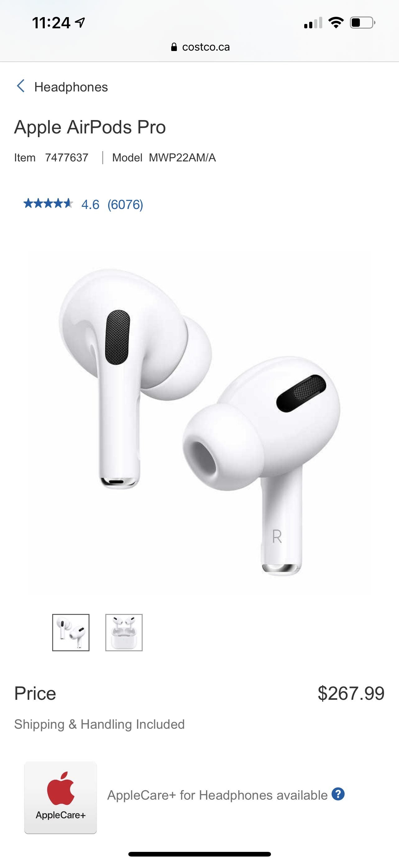 London Drugs London Drugs Airpods Pro 249.99 ONEDAY ONLY