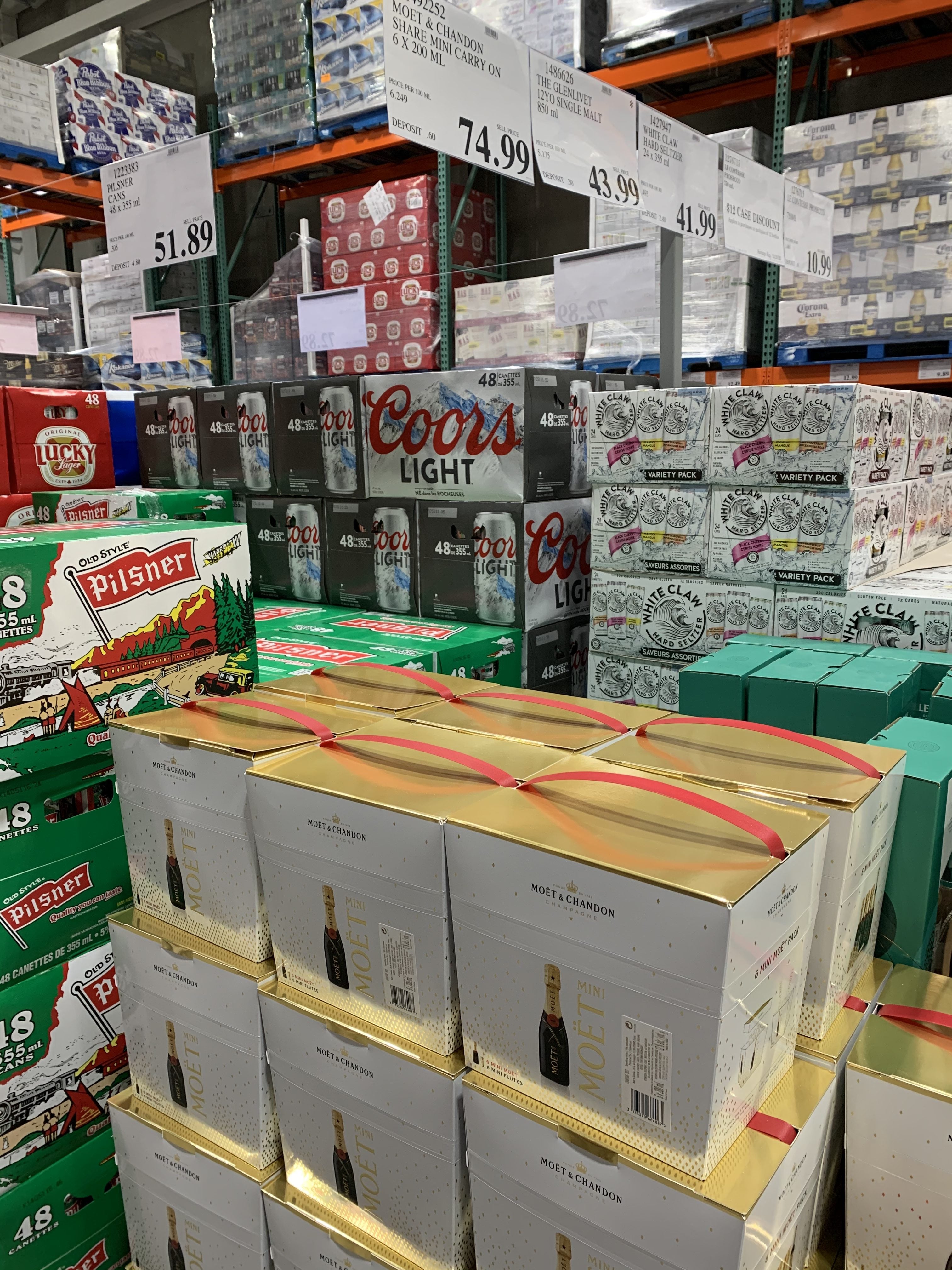Costco Is Selling 6-Packs of Mini Champagne Bottles That Are Perfect for  Small Celebrations