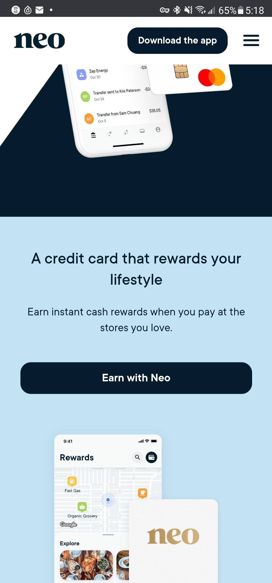 Neo Financial - Neo is now available on Apple Pay and Google Pay! 🎉 Pay  with Neo right from your digital wallet and earn rewards from partners  in-store and online. #apple #applepay #