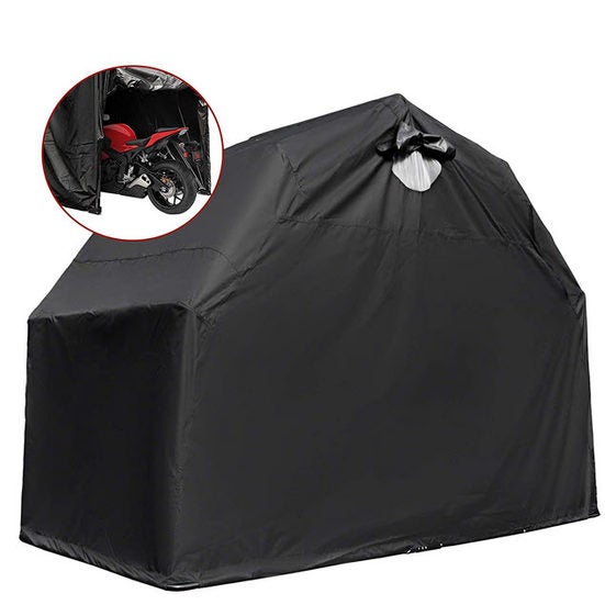 8. Honourable Mention: Mophorn Motorcycle 600D Motorcycle Tent