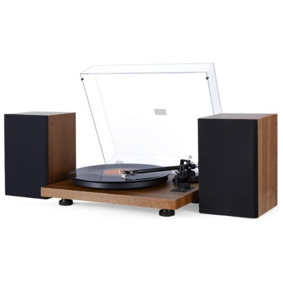 7. Best Set: 1 BY ONE Record Player Wireless Turntable