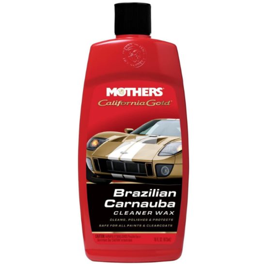 7. Best Car Polish: Mothers 35701 California Gold Brazilian Carnauba Cleaner Wax Liquid