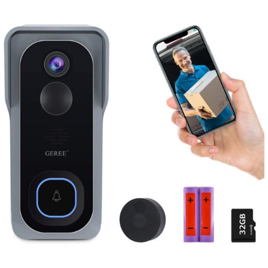 8. Best Basic: GEREE Video Doorbell Camera