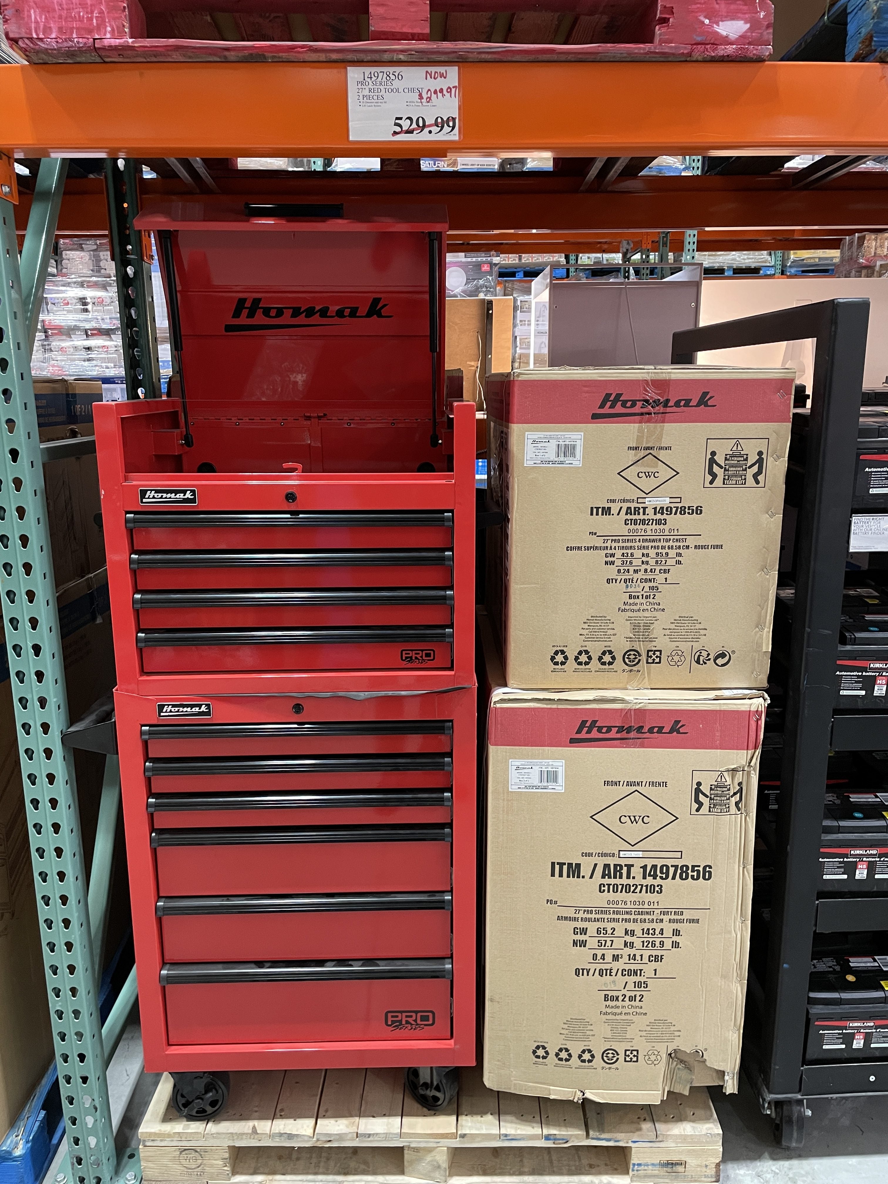 Clearance in Tool Boxes