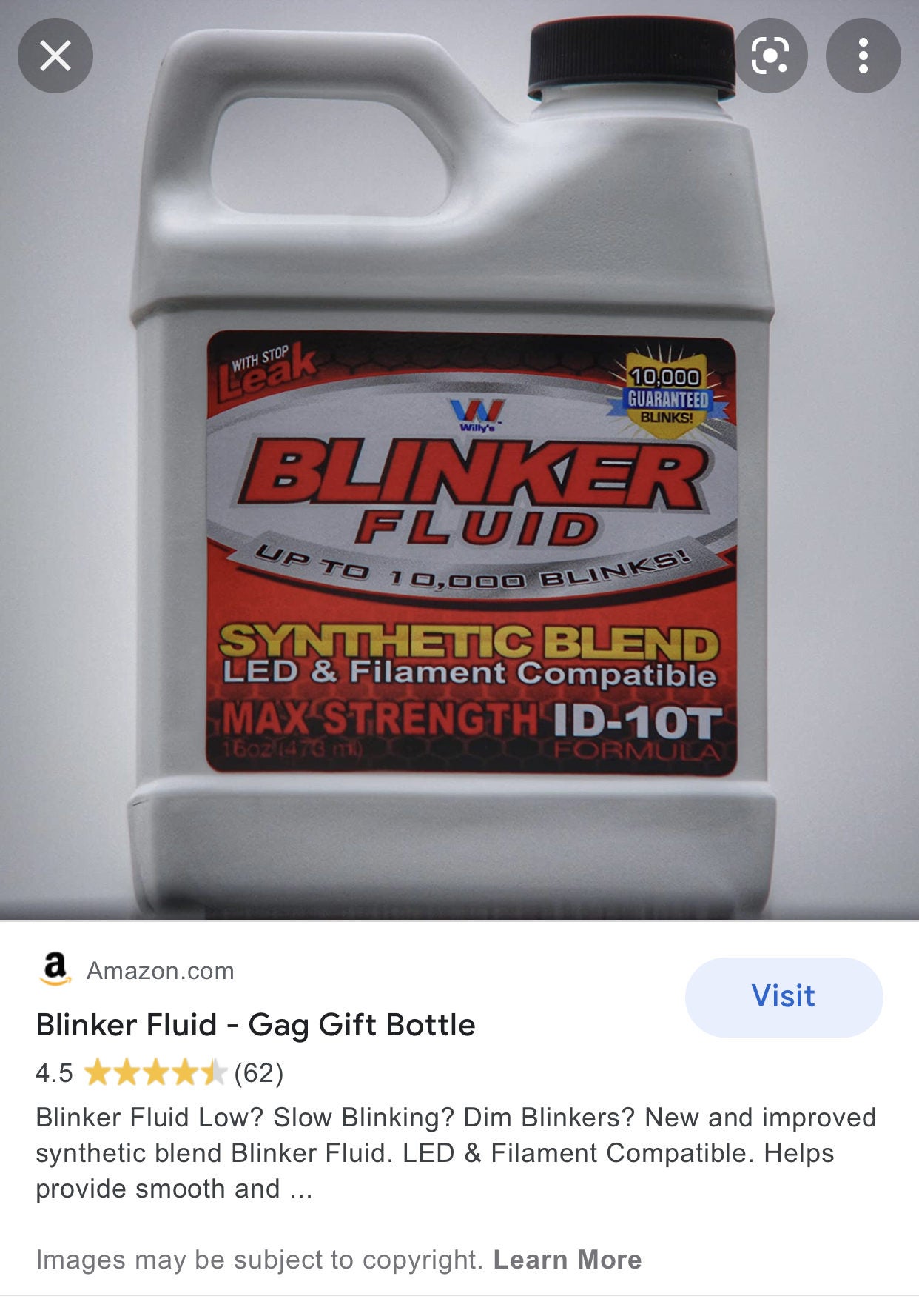 The History Behind Blinker Fluid