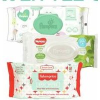 Pampers, Huggies, Hello Bello, Fisher-Price or Water Wipes Baby Wipes