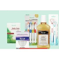Rexall Brand Oral Health Products 