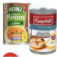 Heinz Pasta, Beans or Campbell's Condensed Soup 