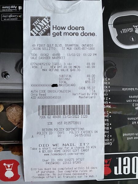 Home Depot] Weber iGrill3 - $49 in store @ Burnaby (was $129) - Page 2 -  RedFlagDeals.com Forums