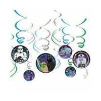 Star Wars Foil Swirl Decorations