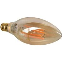 B10 40W Blunt-Tip Dimmable E12 Candelabra LED Vintage Bulb