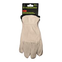 Yardworks Genuine Leather Work Gloves