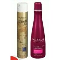 L'Oreal Everpure Treaments, Elnett Hair Spray or Nexxus Hair Care Products
