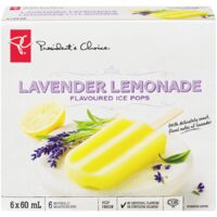 PC Lavender Lemonade or Raspberry Hibiscus Flavoured Ice Pops