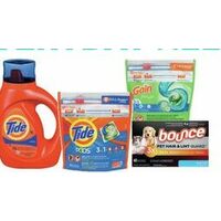 Tide or Pods, Gain Flings or Fireworks, Downy Fabric Softener or Bounce Sheets