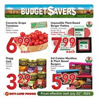 Buy-Low Foods - Budget Savers Flyer