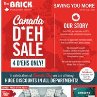 The Brick - Saving You More - Canadian Made Event Flyer