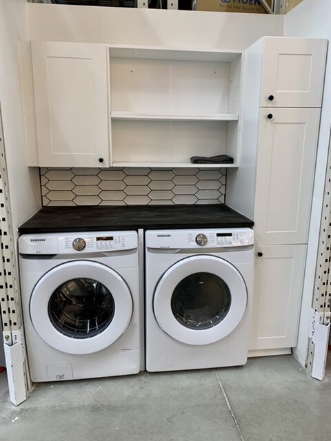 Need advice on laundry room: counter over washer/dryer, no counter, or no  counter but pedestals? - RedFlagDeals.com Forums