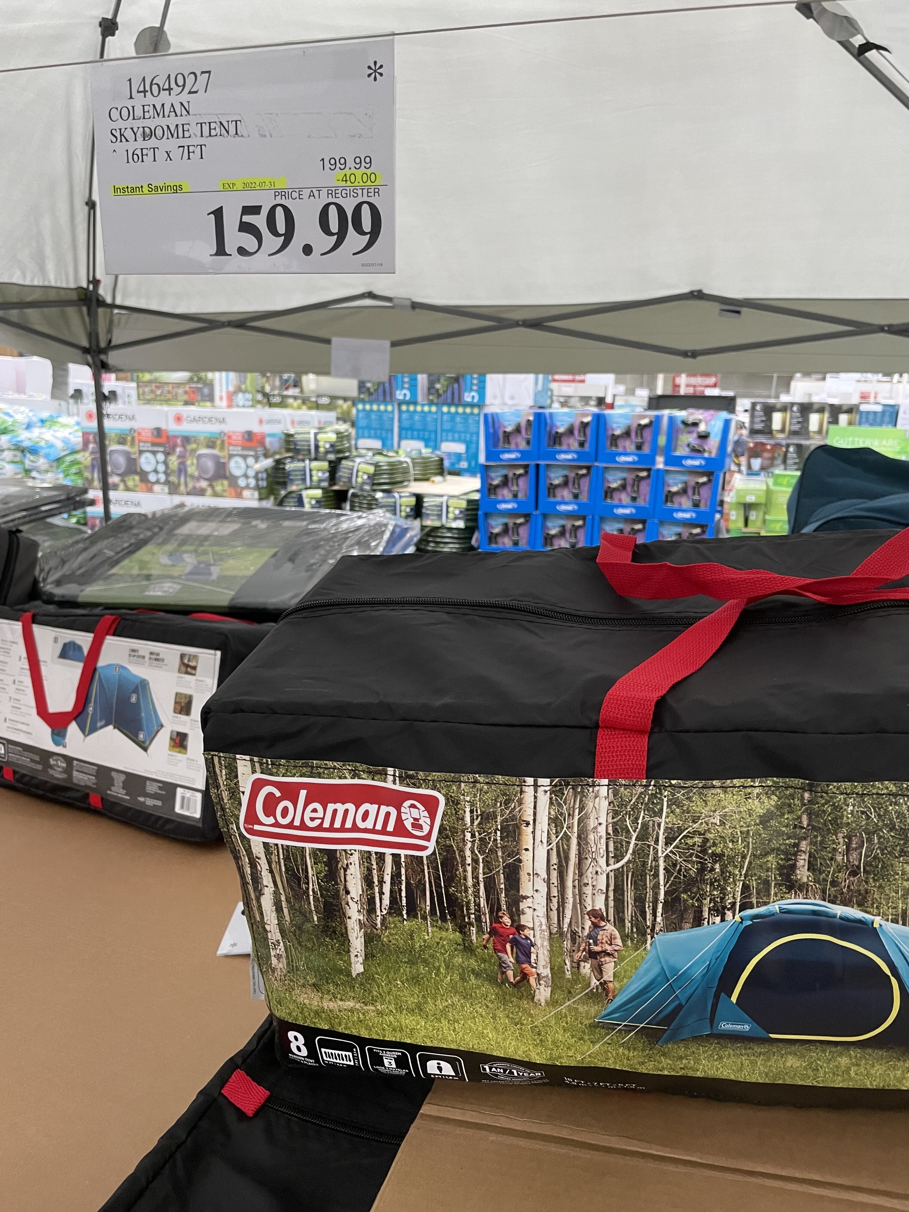 Costco Coleman Skydome Tent And One Peak 13x13 Shelter On Sale 159 Reg 199 Redflagdeals Com Forums