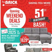 The Brick - Saving You More - 51st Birthday Bash (Franchise Ver.) Flyer