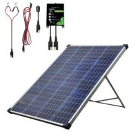 Noma 100 W Solar Kit With Stand and Charge Controller
