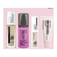Maybelline New York Superstay Foundation, Lasting Fix Setting Spray, Superstay Concealer or Instant Age Rewind Perfector 4-in-1 Make Up