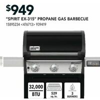 Weber Spirit Ex-315 Propane Gas Barbecue