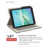 Vital Universal 10" Tablet Folio 
