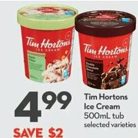 Tim Hortons Ice Cream