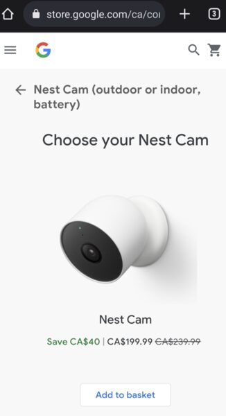 nest camera bundle costco