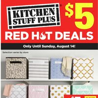 Kitchen Stuff Plus - Red Hot $5 Deals Flyer